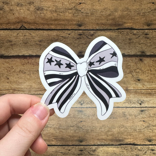 Corrections Bow Sticker