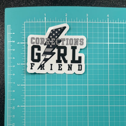 Lightning Corrections Wife Sticker