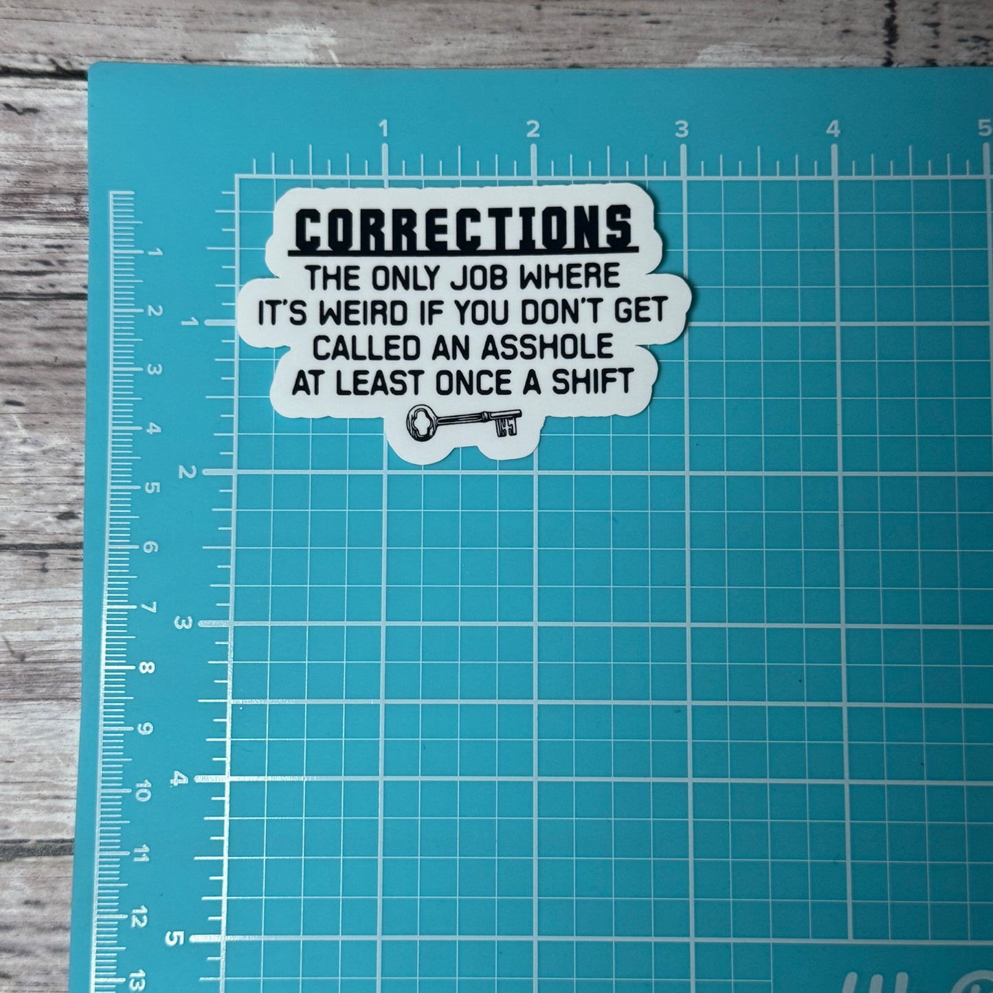 Corrections Called an Asshole Sticker