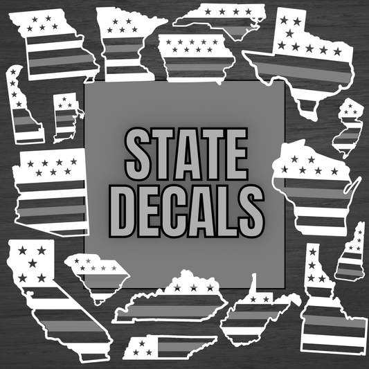 Corrections State Flag Decal
