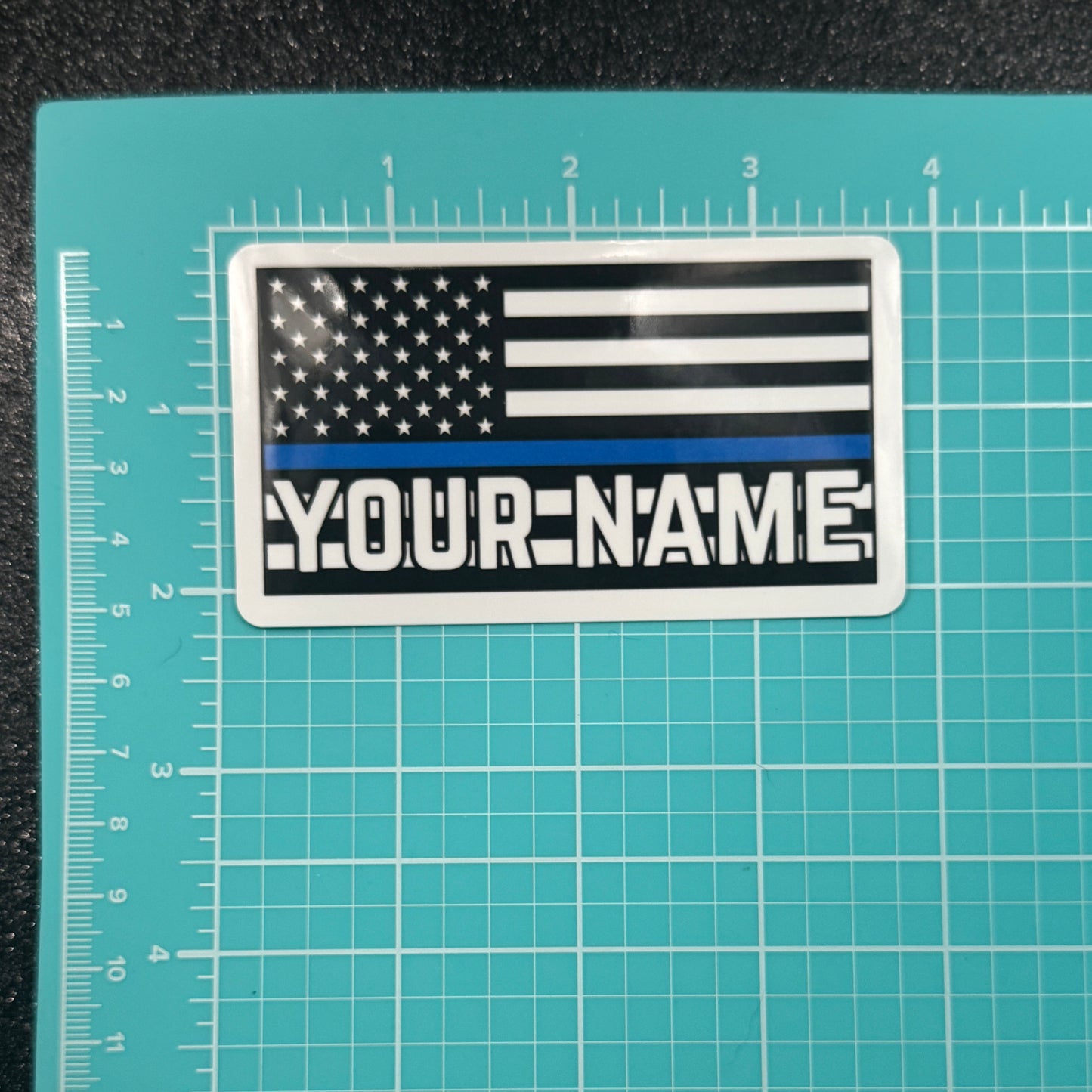 Custom Thin Blue Line Police Flag