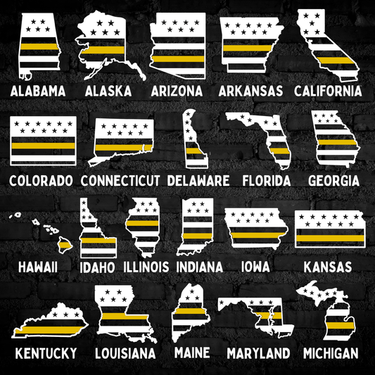 Dispatch State Flag Decal