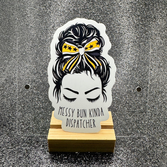 Messy Bun Dispatch Sticker