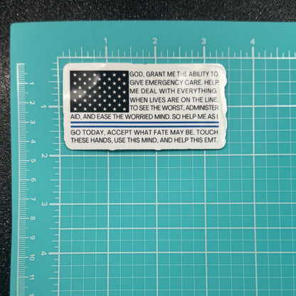 EMS Prayer Sticker