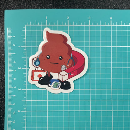 Shit Magnet EMS Sticker