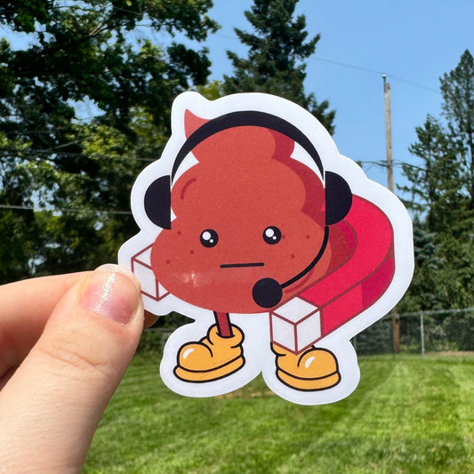 Shit Magnet Dispatch Sticker