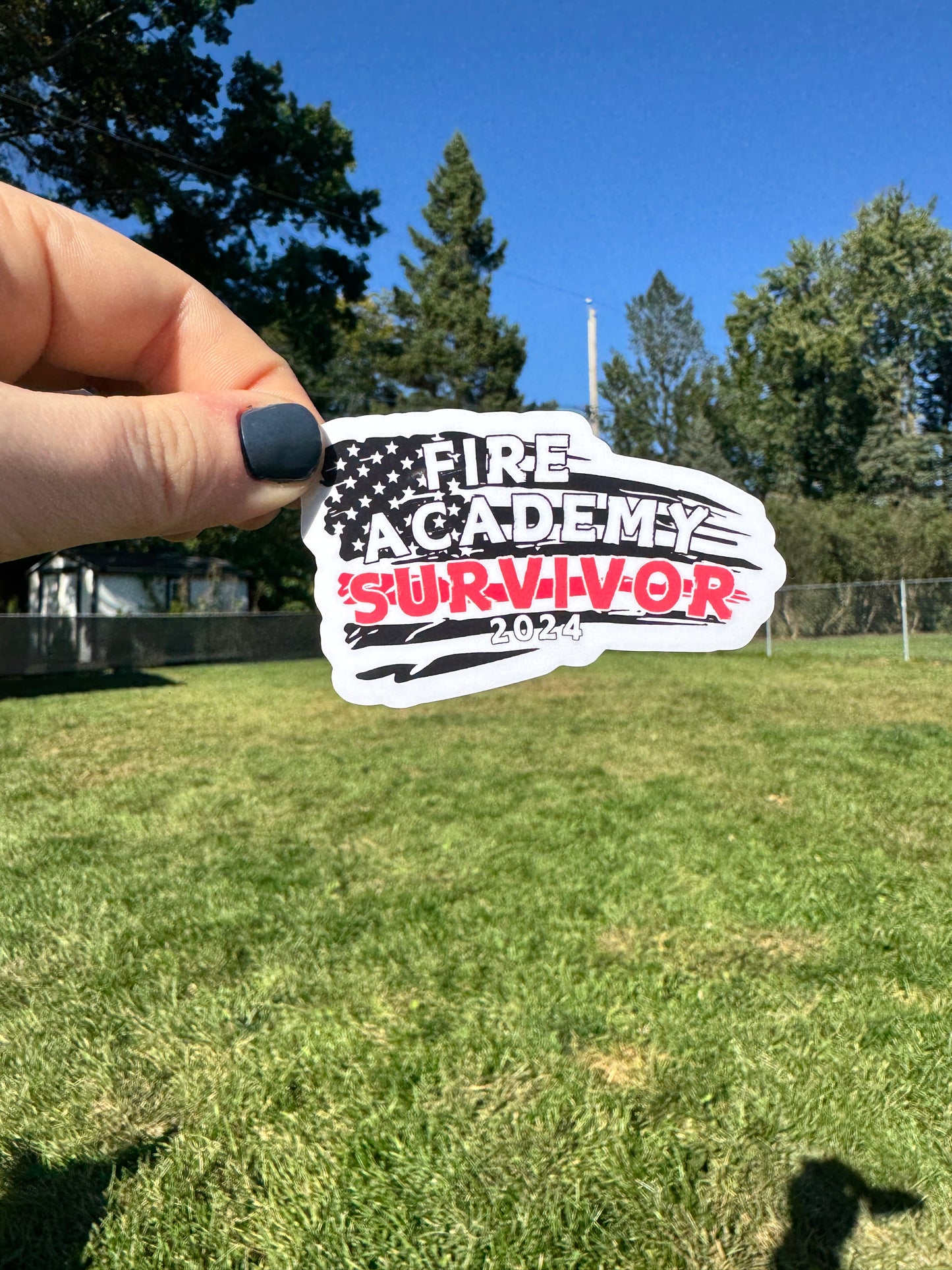 Academy Survivor Firefighter Sticker