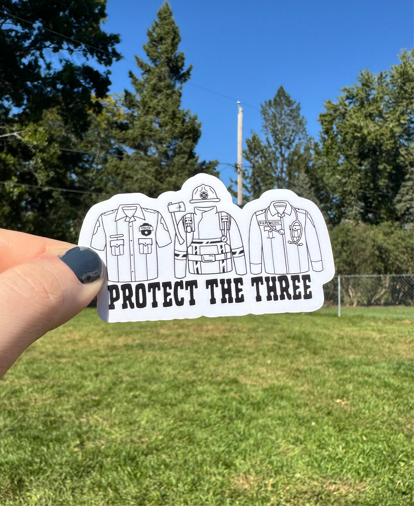 Protect the Three Dispatch Sticker