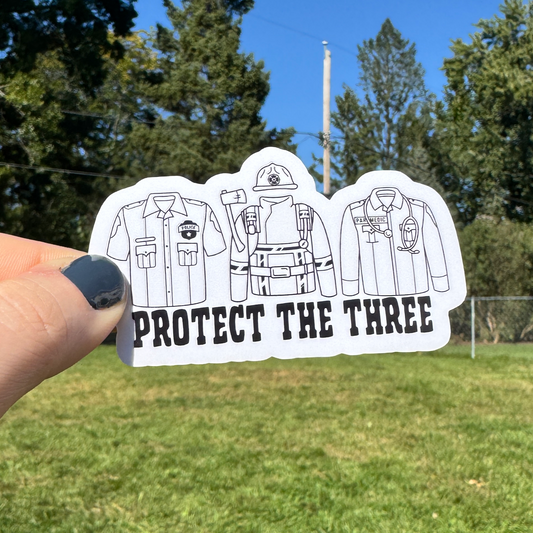 Protect the Three Dispatch Sticker