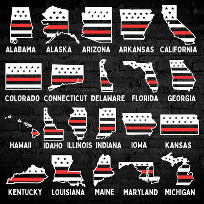Fire State Flag Decal