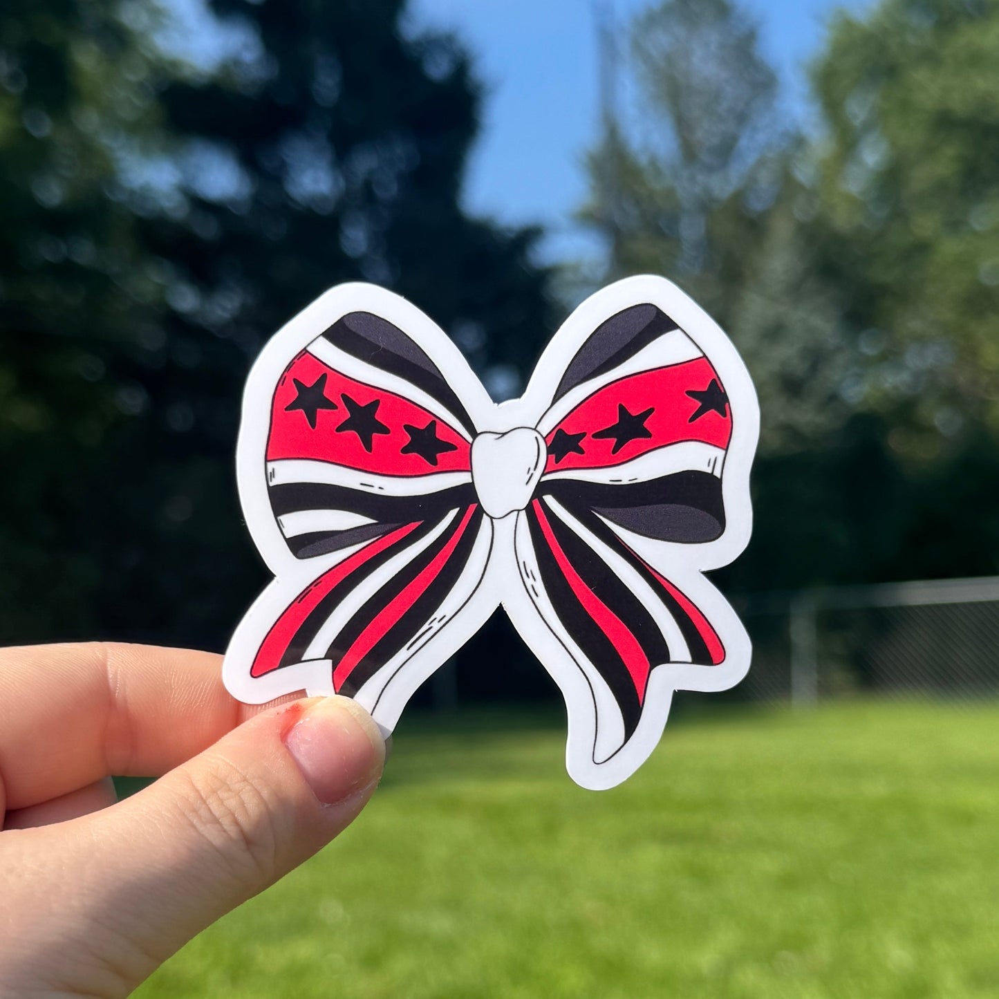 Fire Bow Sticker