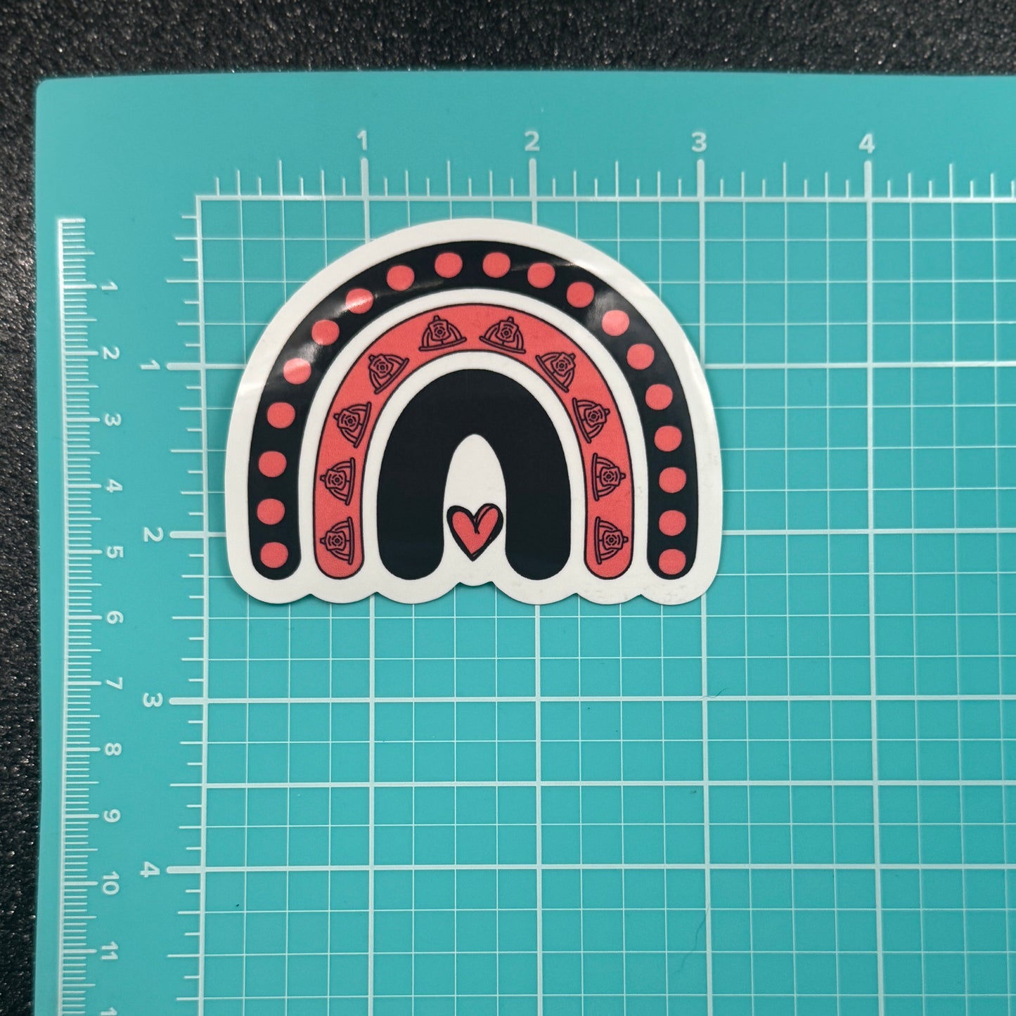 Fire Rainbow Sticker