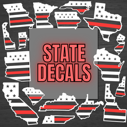 Fire State Flag Decal