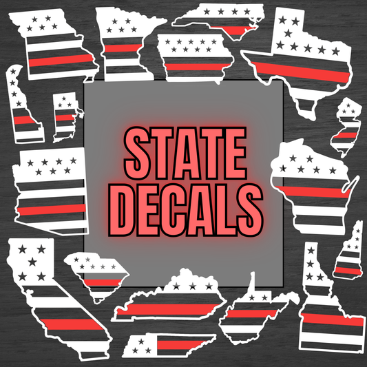 Fire State Flag Decal