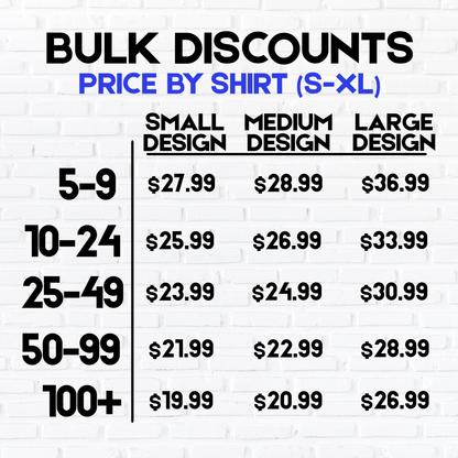 Single Sided Custom Gildan Crewneck