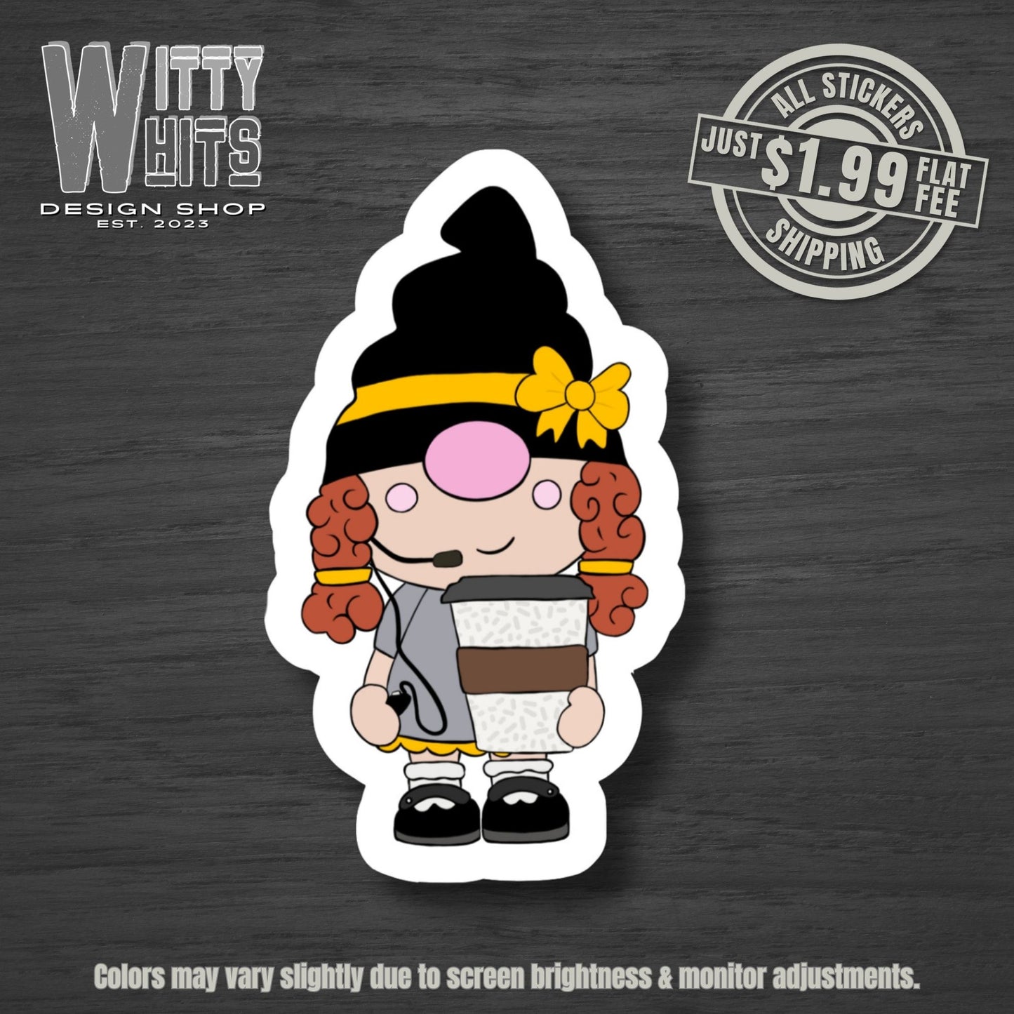 Dispatcher Gnome Sticker