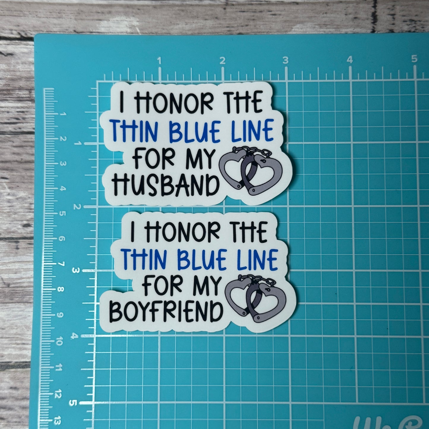 Honor the Thin Blue Line Police Sticker