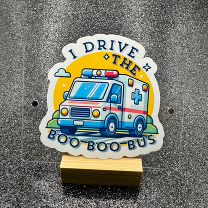 Boo Boo Bus EMS Sticker