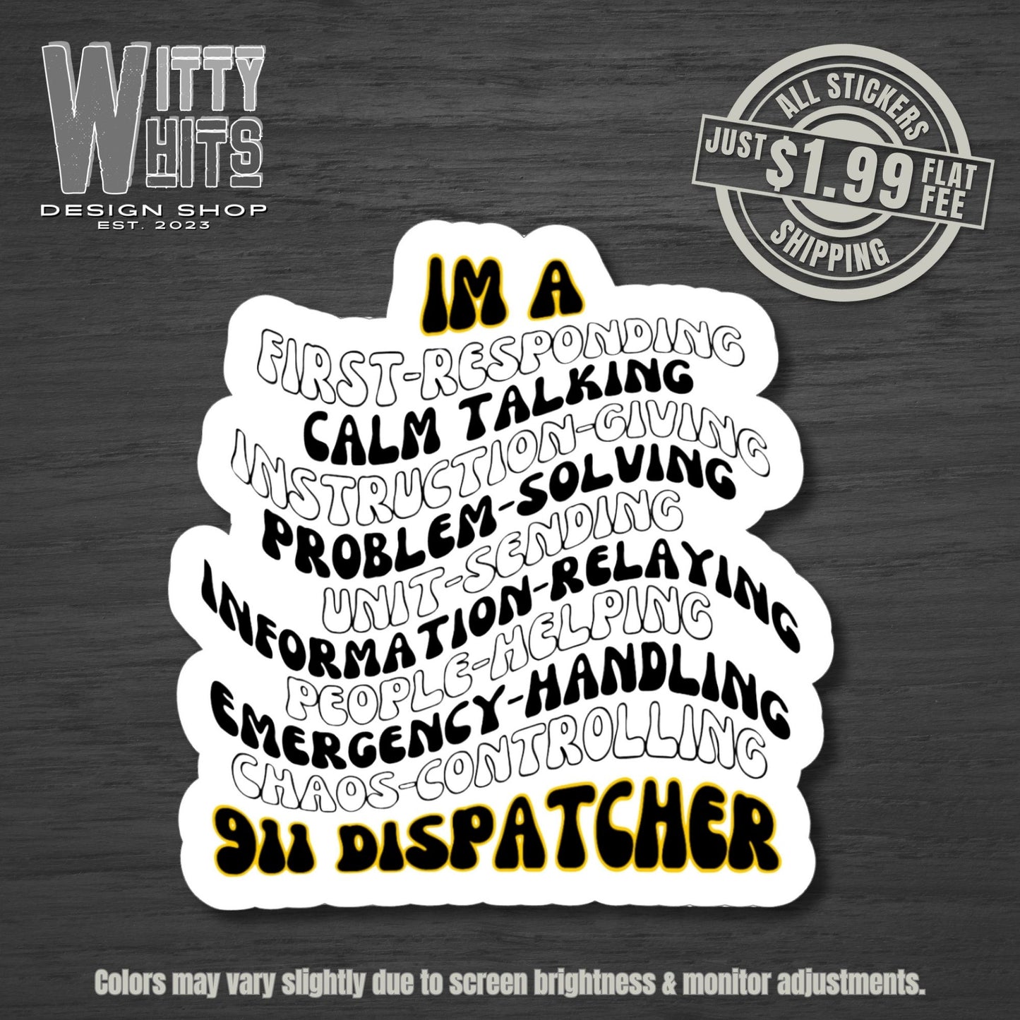 I'm a Dispatcher Sticker