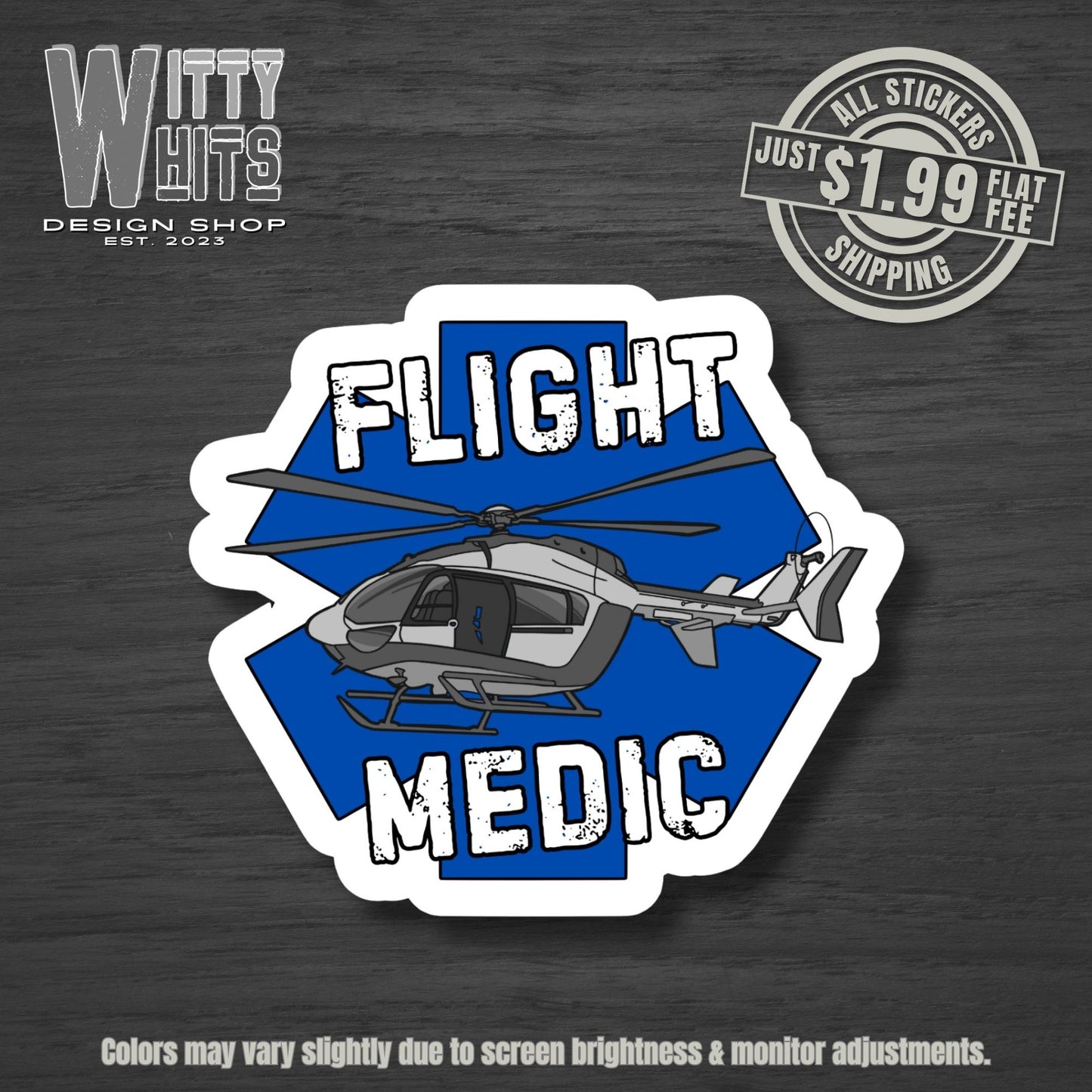 Flight Medic EMT Sticker