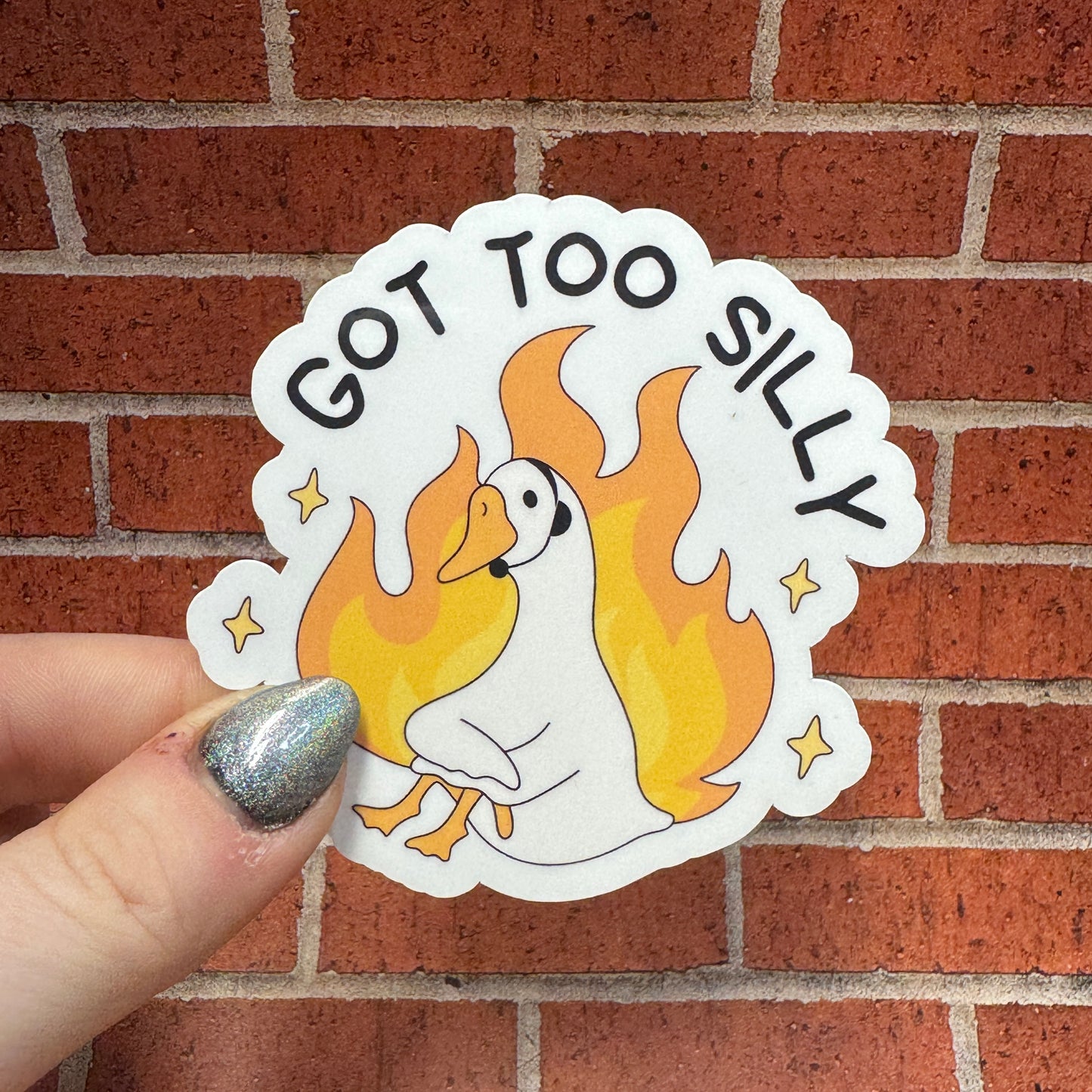 Got Too Silly Dispatch Sticker