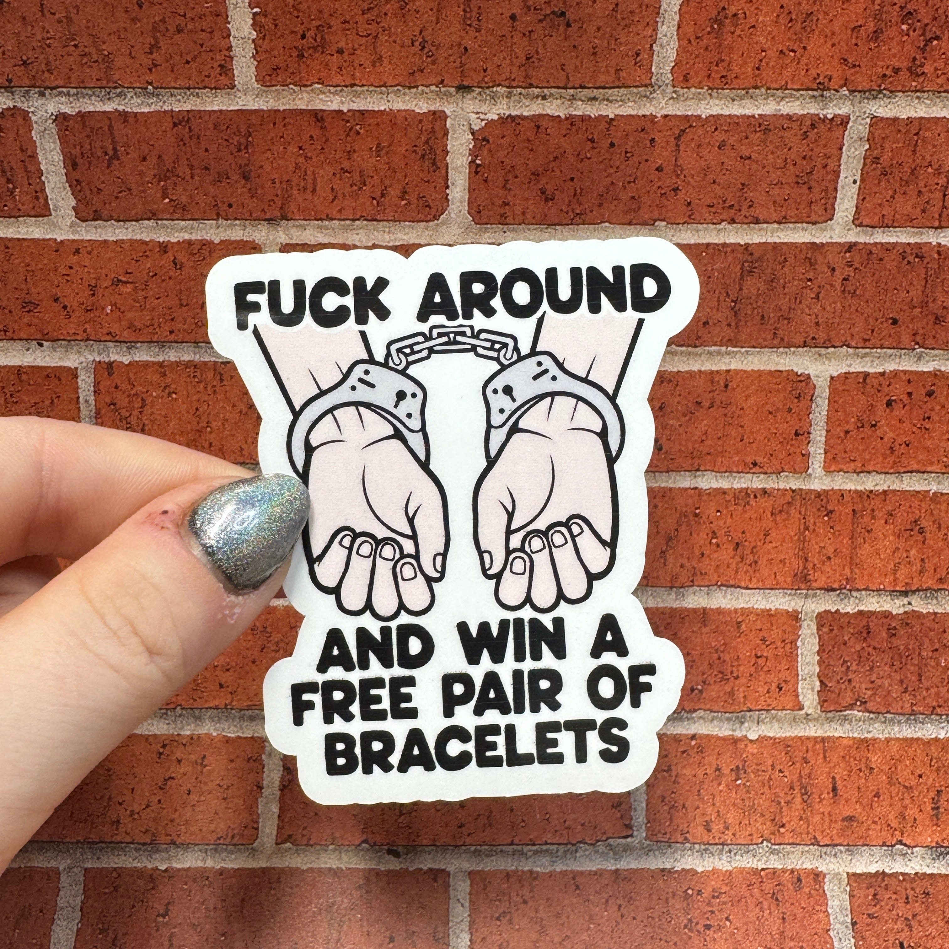 Free Bracelets Sticker – Witty Whits Design Shop LLC
