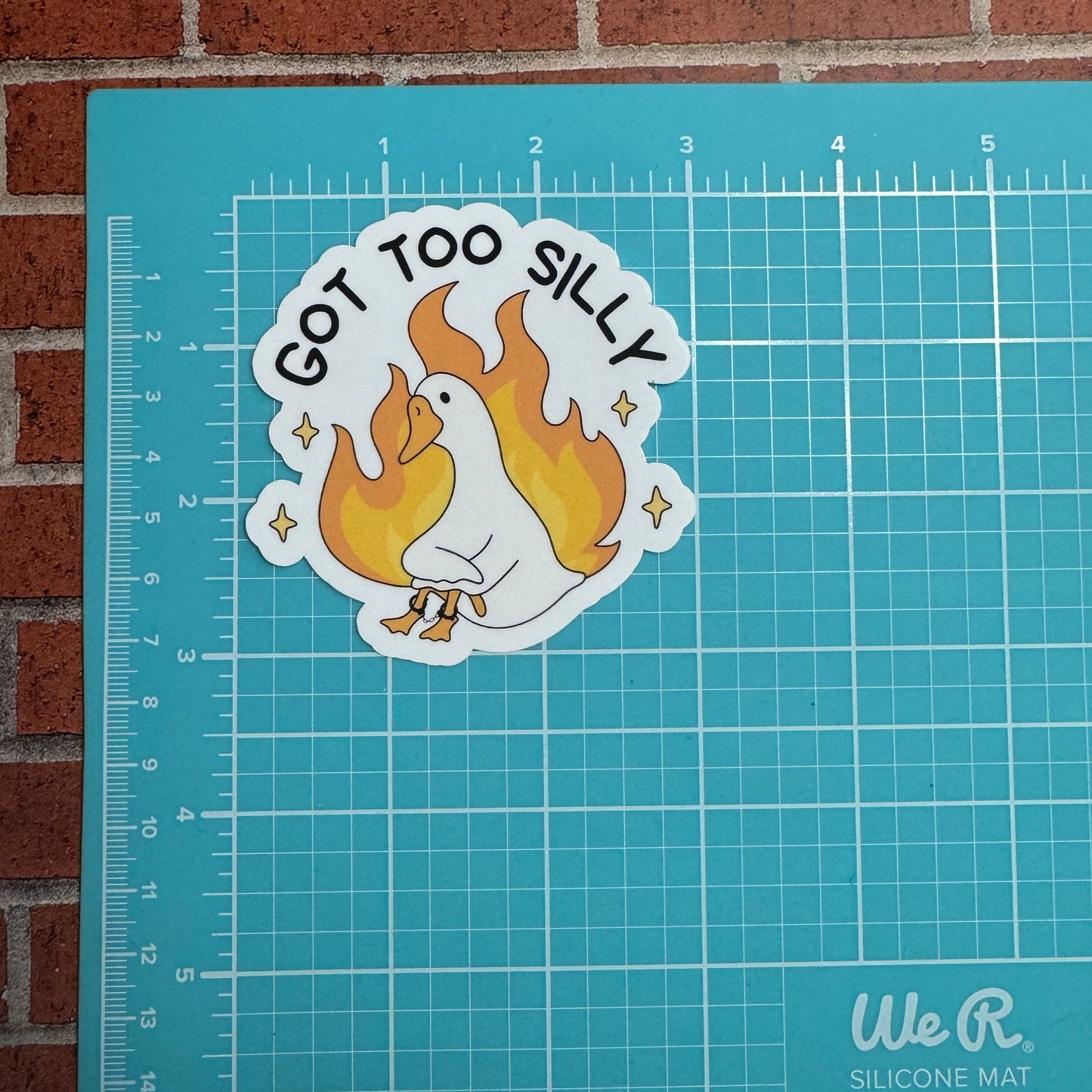 Got Too Silly Corrections Sticker