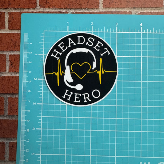 Headset Hero Dispatch Sticker