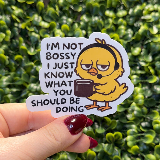 I Know What You Should Be Doing Dispatch Sticker