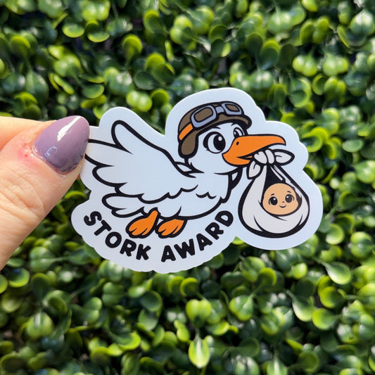 Stork Award Dispatch Sticker