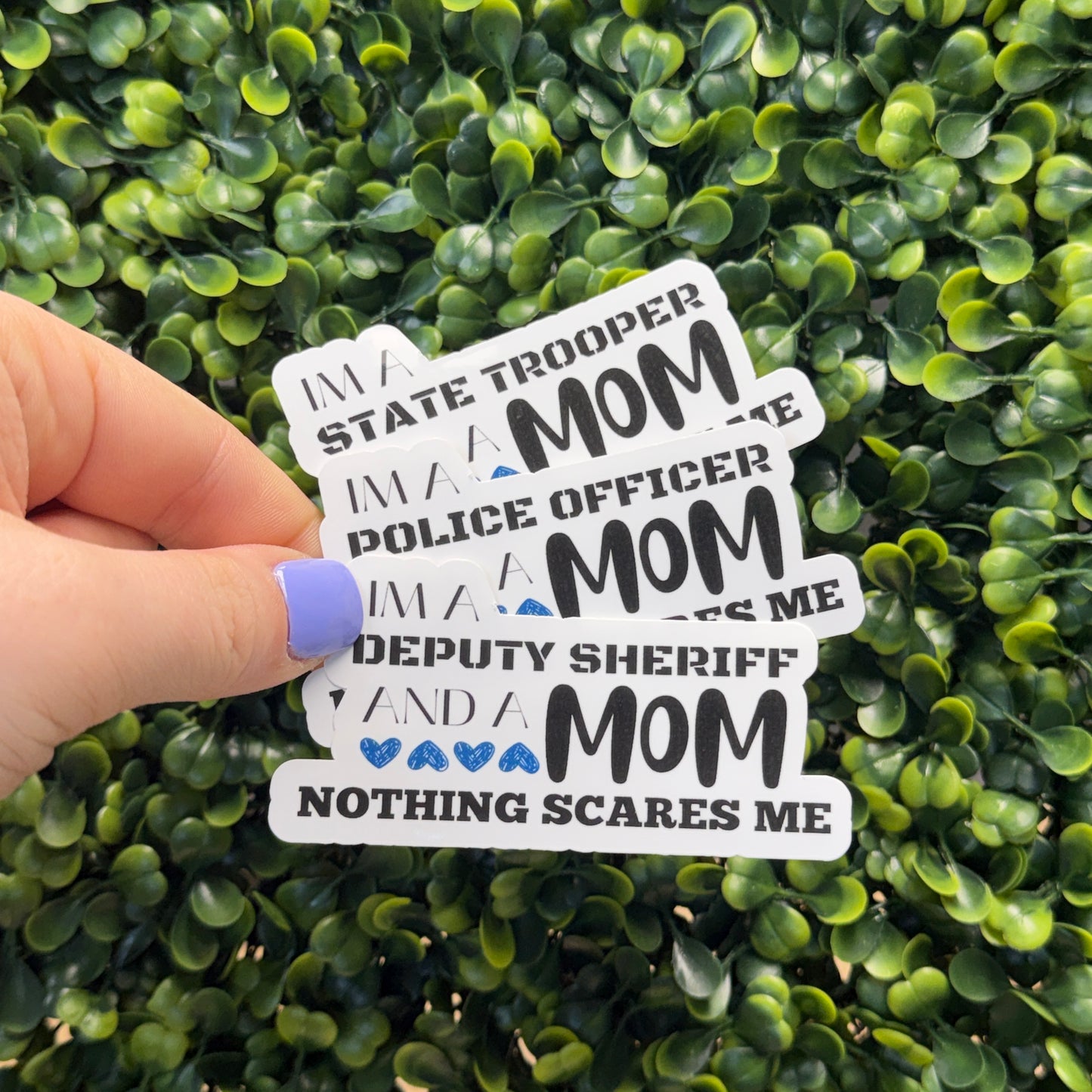 I'm a Police Officer and a Mom Sticker