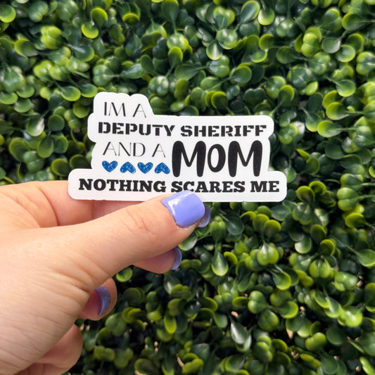 I'm a Police Officer and a Mom Sticker