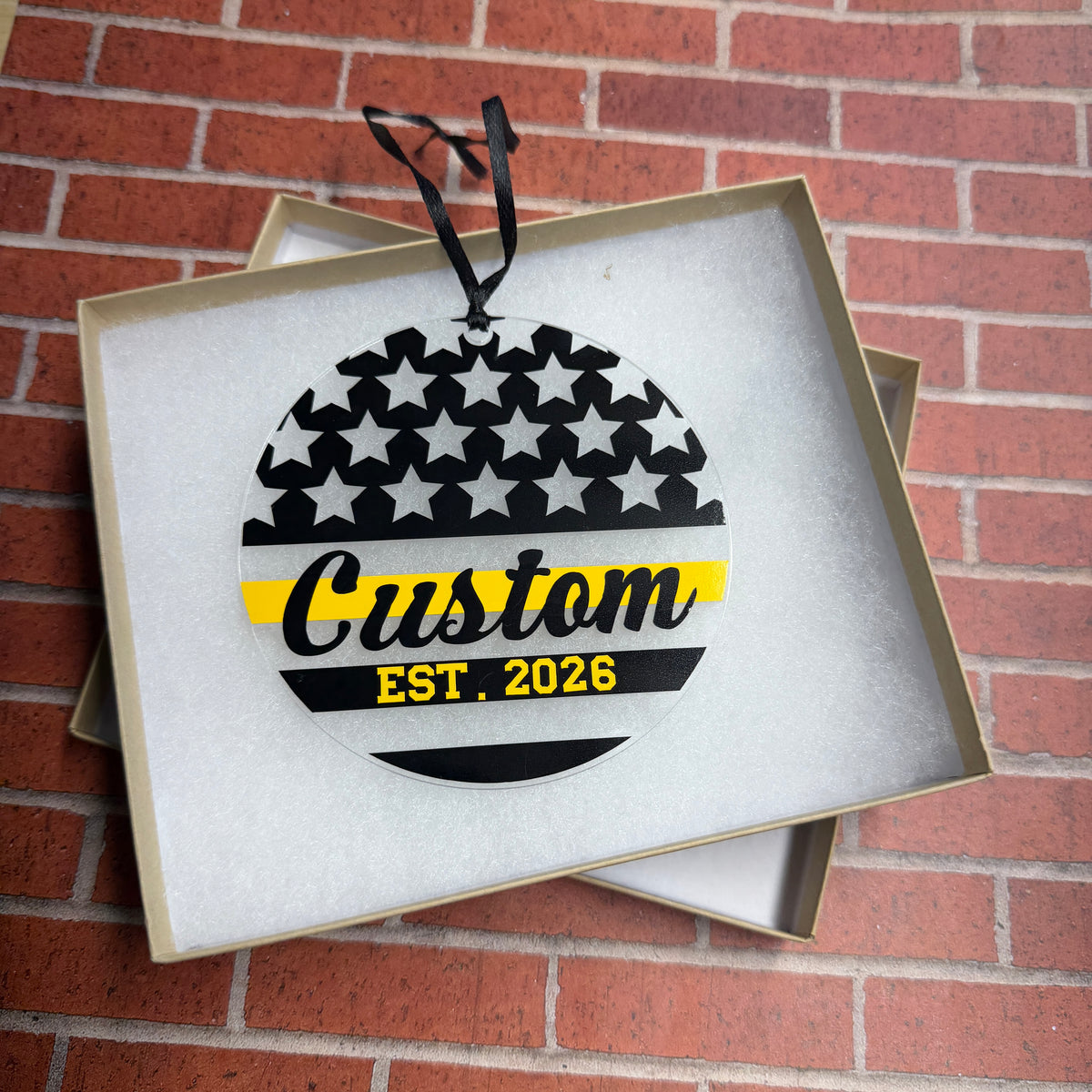 Acrylic Dispatch Ornament