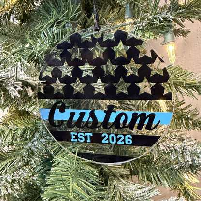 Acrylic EMS Ornament