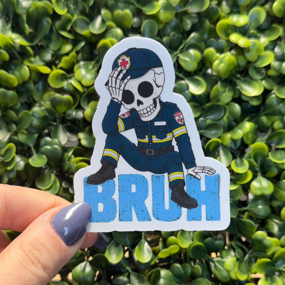 Bruh EMS Sticker