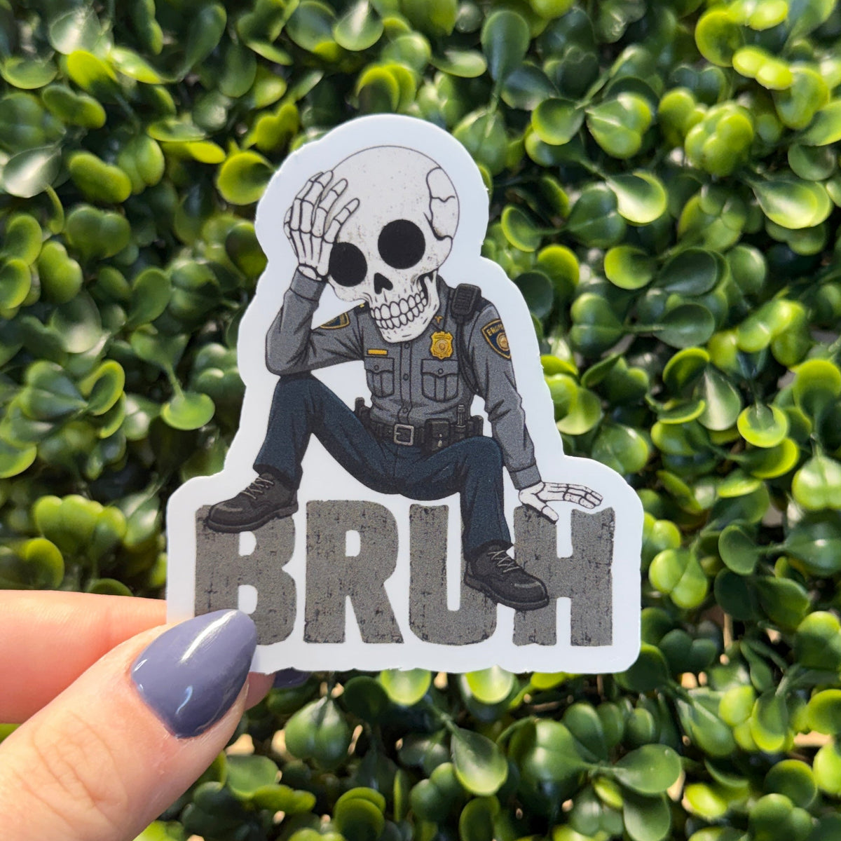Bruh Corrections Sticker