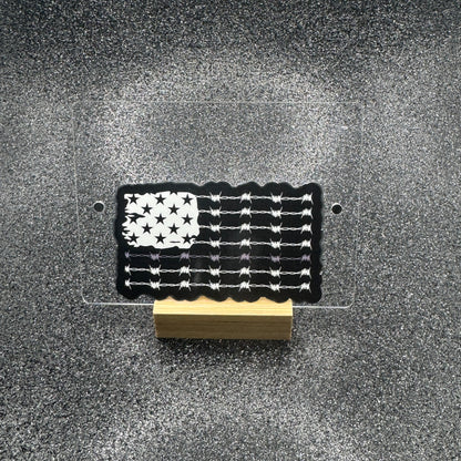 Corrections Barbed Wire Flag Sticker