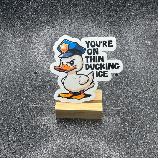 Police Duck Sticker