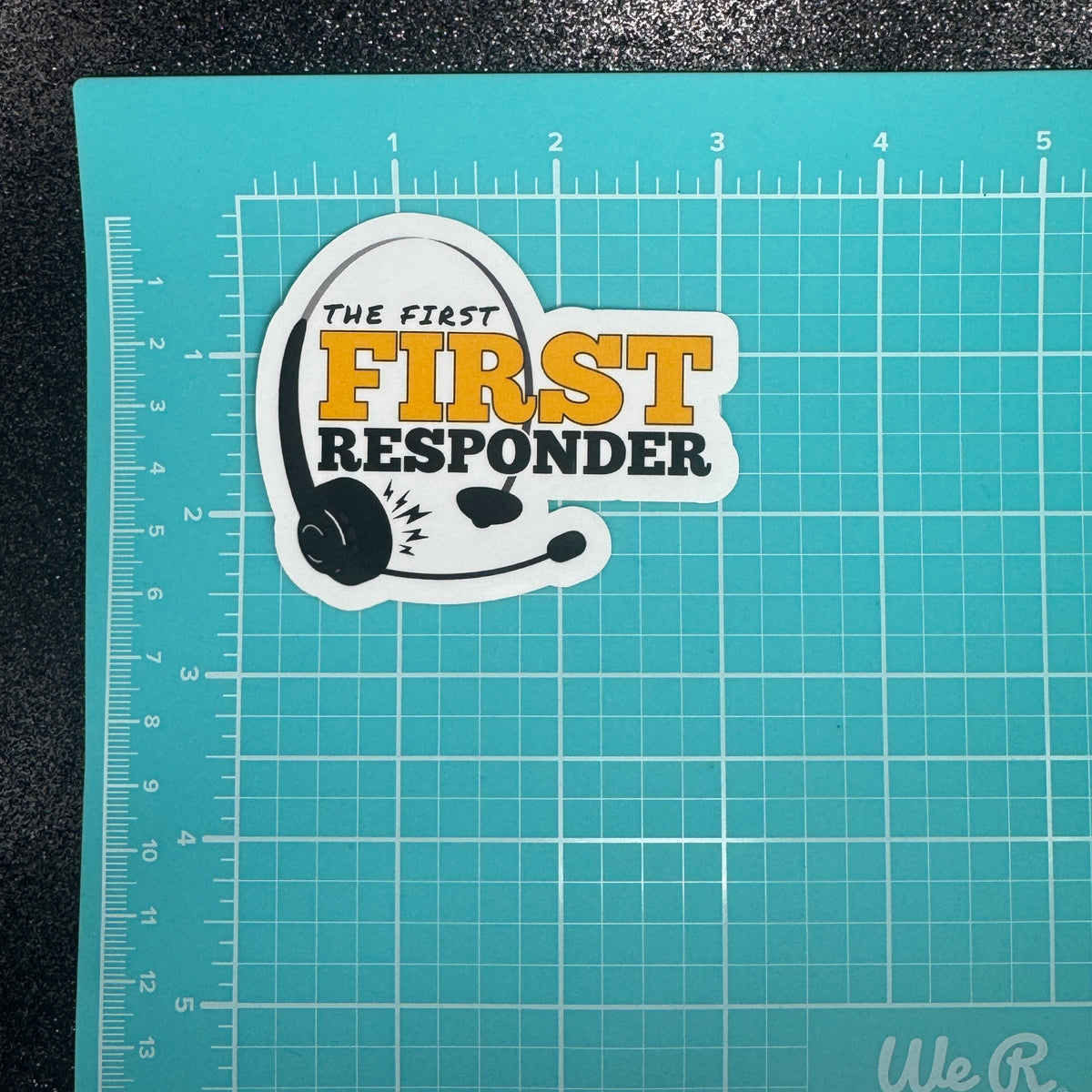 Call First Sticker The First First Responder Dispatch Sticker – Witty Whits Design Shop LLC