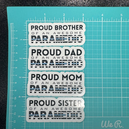 Paramedic Family Stickers