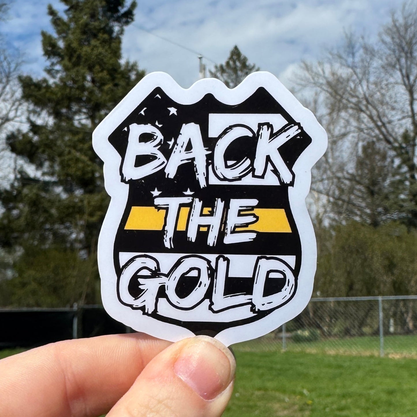 Back the Gold Dispatch Sticker