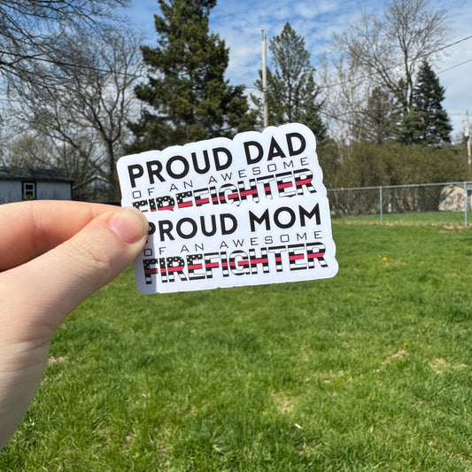 Firefighter Family Stickers