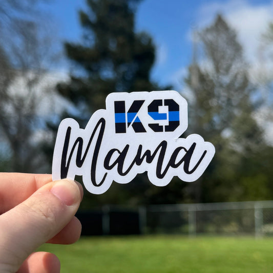 K9 Mama Police Sticker