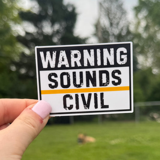 Sounds Civil Dispatch Sticker