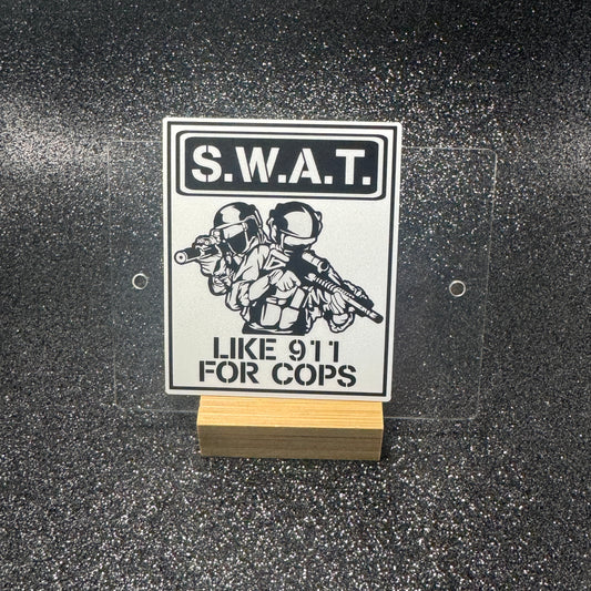 SWAT Team Police Sticker