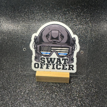 SWAT Officer Police Sticker