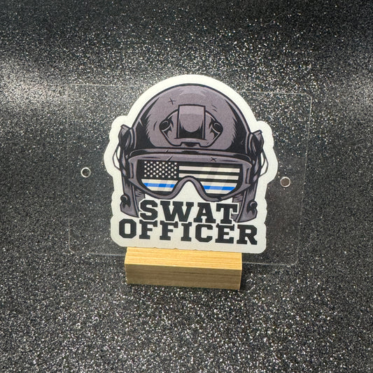 SWAT Officer Police Sticker