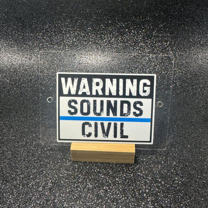Sounds Civil Police Sticker