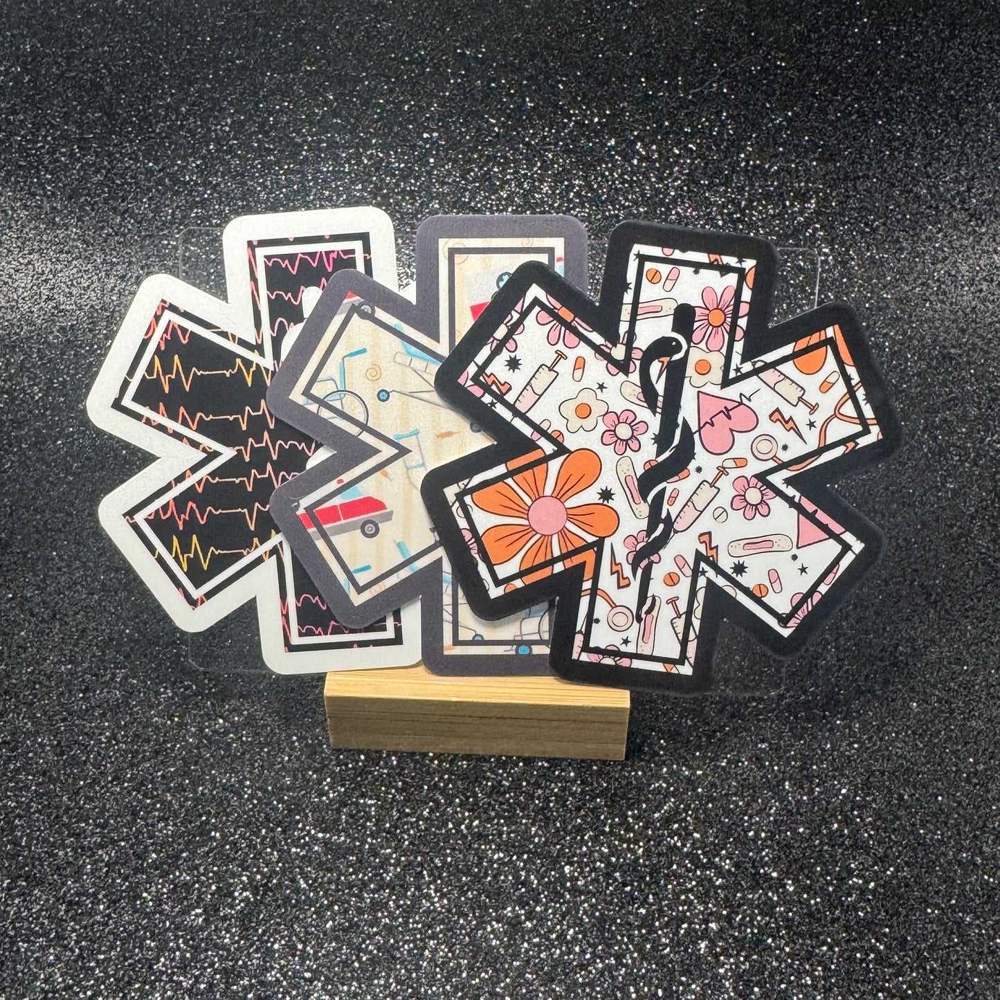 Star of Life Firefighter and EMS Sticker