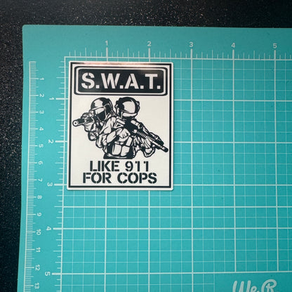 SWAT Team Police Sticker
